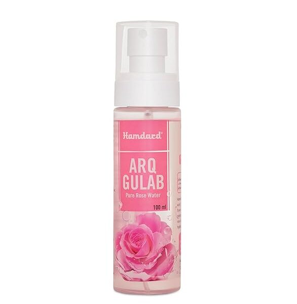 Hamdard Arq Gulab (100ml) Pure Rose Water For Face | Rose for Youthful & Healthy Skin | Face Mist Toner Spray