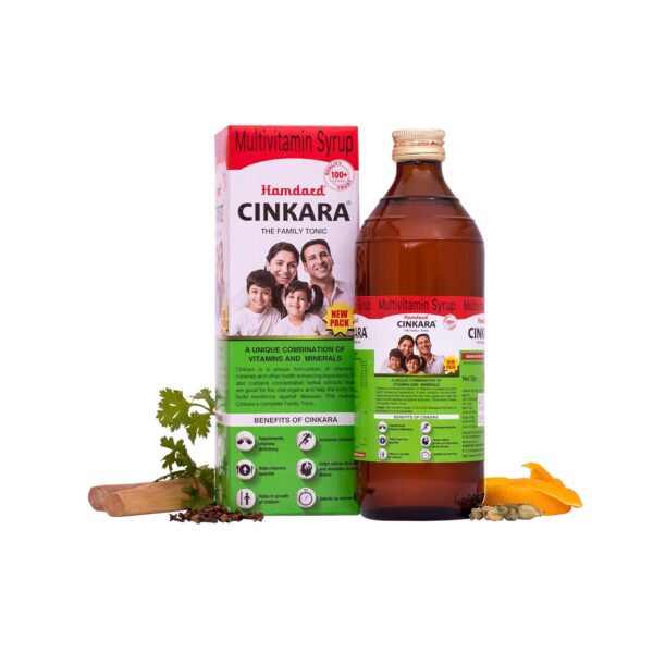 Hamdard Cinkara Multivitamin Syrup (500ml)